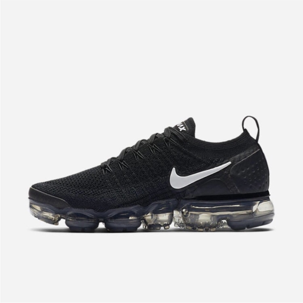 Nike Air VaporMax Flyknit 2 Black White - Picture 5 of 8
